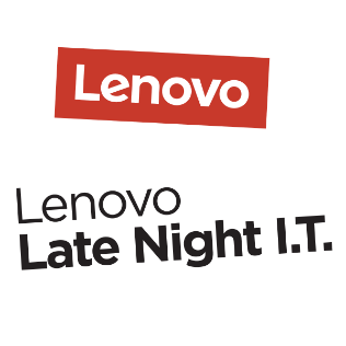 Lenovo Late Night I.T. sticker.