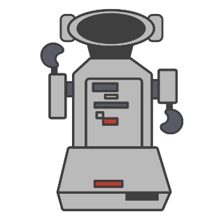 Robot sticker.