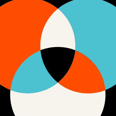 Abstract composition of geometric lines and circles.